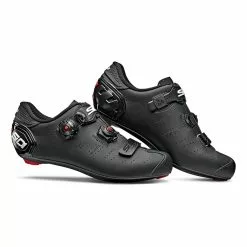 Sidi Ergo 5 Mega Wide Fit Rennradschuhe Mattschwarz