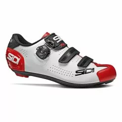 Sidi Alba 2 Rennradschuhe Weiß/schwarz/rot