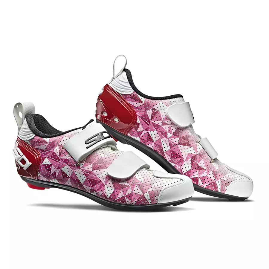 Sidi T5 Air Carbon Damen Triathlonschuhe Pink/rot/weiß 3 Sidi T5 Air Carbon Damen Triathlonschuhe Pink/rot/weiß