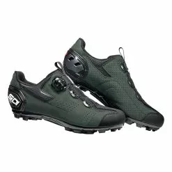 Sidi Gravel MTB-Schuhe Schwarz/dunkelgrün