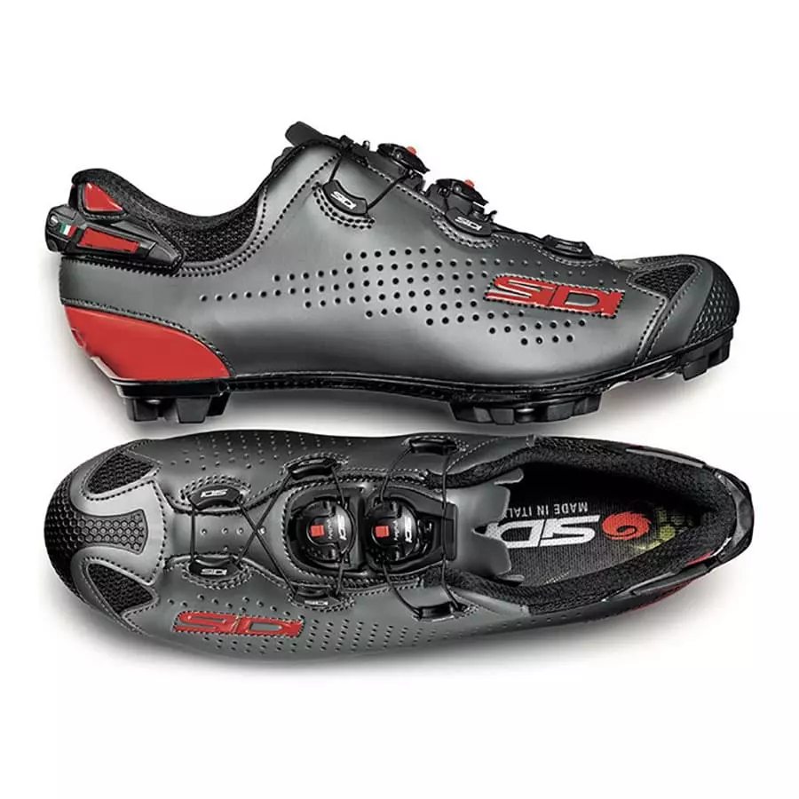 Sidi MTB Tiger Carbon 2 Limited Edition MTB-Schuhe Schwarz/anthrazit/rot 3 Sidi MTB Tiger Carbon 2 Limited Edition MTB-Schuhe Schwarz/anthrazit/rot