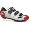 SIDI Fahrradschuhe ROAD Alba 2 Größe 48 Weiß Schwarz Rot -SIDI SCHUHGESCHÄFT sidi road alba 2 white black red 48 weiss schwarz rot