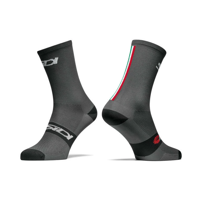 Sidi Trace Socken-15cm Grau-schwarz L/44-46 3 Sidi Trace Socken-15cm Grau-schwarz L/44-46